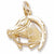 Horse charm in Yellow Gold Plated hide-image