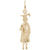Graduation Charm in Yellow Gold Plated