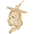 Graduation Charm in Yellow Gold Plated