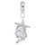 Graduation Charm Dangle Bead In Sterling Silver