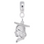 Graduation charm dangle bead in Sterling Silver hide-image