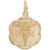 Registered Nurse Charm in Yellow Gold Plated