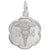 Registered Nurse Charm In 14K White Gold