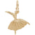 Ballet Dancer Charm In Yellow Gold