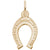 Horseshoe Charm in Yellow Gold Plated