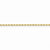 14K Yellow Gold Diamond-Cut Rope with Lobster Clasp Chain Bracelet