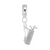 Golf Bag charm dangle bead in Sterling Silver hide-image