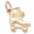 Rollerskate Charm in 10k Yellow Gold hide-image