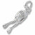 Scuba Diver charm in Sterling Silver hide-image