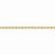 14K Yellow Gold Handmade Regular Rope Chain