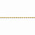 14K Yellow Gold Hand Made Regular Rope Chain Anklet