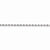 14K White Gold Diamond-Cut Rope Chain