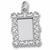 Frame charm in 14K White Gold hide-image