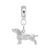 Springer Spaniel charm dangle bead in Sterling Silver hide-image