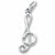 Treble Clef charm in Sterling Silver hide-image