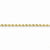 14K Yellow Gold Diamond-Cut Rope Chain with Lobster Clasp, 30 inch x 4mm