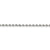 14K White Gold Diamond-Cut Rope Chain Anklet