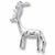 Buck charm in 14K White Gold hide-image