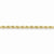 14K Yellow Gold Hand Made Regular Rope Chain Anklet