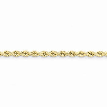 14K Yellow Gold Handmade Regular Rope Chain
