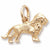 Lion charm in Yellow Gold Plated hide-image