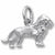 Lion charm in Sterling Silver hide-image