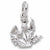 Thistle charm in Sterling Silver hide-image
