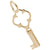 Key Charm In Yellow Gold