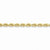 14K Yellow Gold Diamond-Cut Rope Chain with Lobster Clasp, 30 inch x 5.5mm