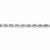 14K White Gold Diamond-Cut Rope Chain