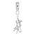 Dancers charm dangle bead in Sterling Silver hide-image