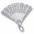 Fan charm in 14K White Gold hide-image