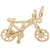 Bicycle Charm in Yellow Gold Plated