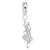 Highland Dancer Charm Dangle Bead In Sterling Silver