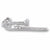 Trombone charm in 14K White Gold hide-image