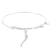 Sterling Silver Tranquil Bangle Bracelet With Italian Horn Charm