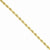 14K Yellow Gold Diamond-Cut Rope Chain