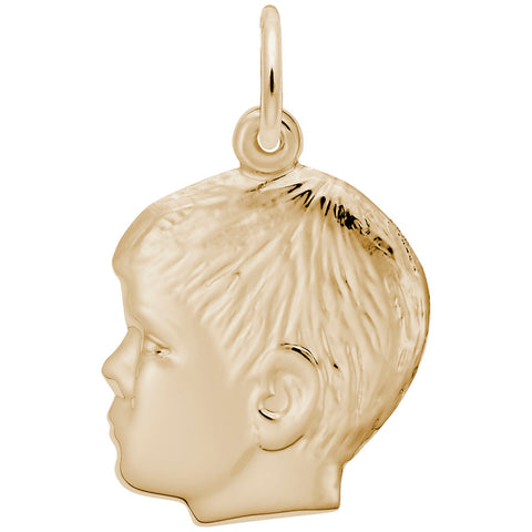 Boy Charm in Yellow Gold Plated