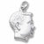 Boy charm in 14K White Gold hide-image