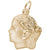 Girl Charm in Yellow Gold Plated