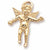 Angel Charm in 10k Yellow Gold hide-image