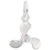 Propeller Charm In Sterling Silver