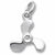 Propeller charm in 14K White Gold hide-image