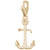 Anchor Charm in Yellow Gold Plated