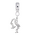 Stork charm dangle bead in Sterling Silver hide-image