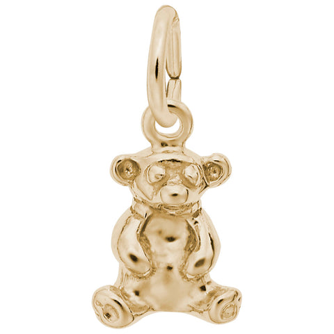 Bear Charm In Yellow Gold