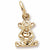 Bear charm in Yellow Gold Plated hide-image