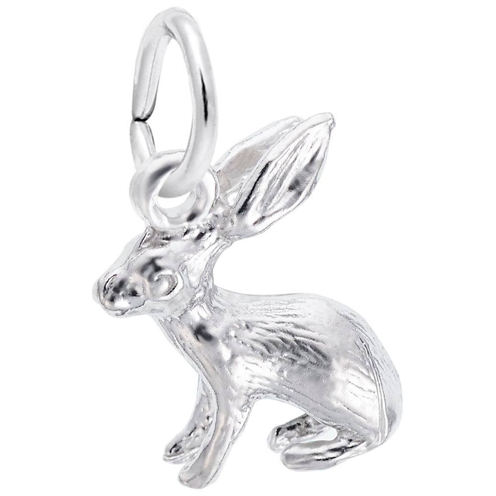 Appealing Sterling Silver Charms | Silver Bunny Charm | CharmsToTreasure