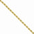 14K Yellow Gold Diamond-Cut Rope Chain