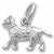 Cat charm in 14K White Gold hide-image